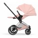 Cybex Priam Style Collection 5.0 коляска 2 в 1 Peach Pink шасі Chrome