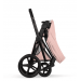 Cybex Priam Style Collection 5.0 коляска 2 в 1 Peach Pink шасі Matt Black