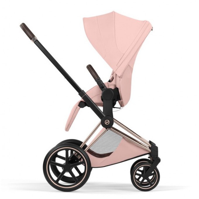 Cybex Priam Style Collection 5.0 коляска 2 в 1 Peach Pink шасі Rosegold