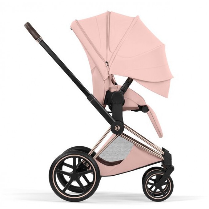 Cybex Priam Style Collection 5.0 коляска 2 в 1 Peach Pink шасі Rosegold