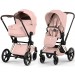 Cybex Priam Style Collection 5.0 коляска 2 в 1 Peach Pink шасі Rosegold