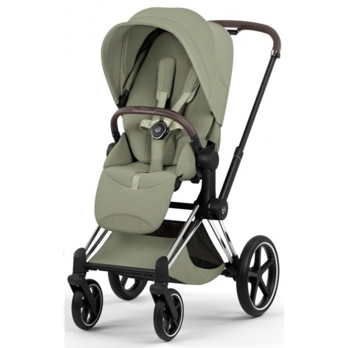 Коляска Cybex Priam Style Collection 5.0 Sage Green шасі Chrome 