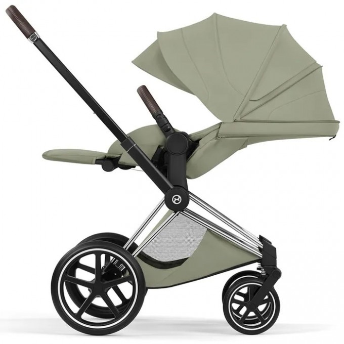 Коляска Cybex Priam Style Collection 5.0 Sage Green шасі Chrome 