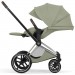Коляска Cybex Priam Style Collection 5.0 Sage Green шасі Chrome 