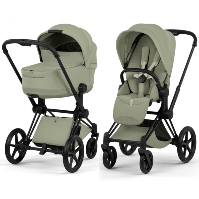 Cybex Priam Style Collection 5.0 коляска 2 в 1 Sage Green шасі Chrome