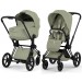 Cybex Priam Style Collection 5.0 коляска 2 в 1 Sage Green шасі Chrome