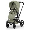 Коляска Cybex Priam Style Collection 5.0 Sage Green шасі Matt Black 