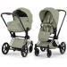 Cybex Priam Style Collection 5.0 коляска 2 в 1 Sage Green шасі Rosegold