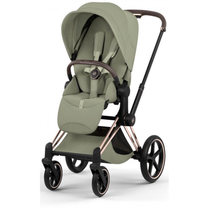 Cybex Priam Style Collection 5.0 коляска 2 в 1 Sage Green шасі Rosegold