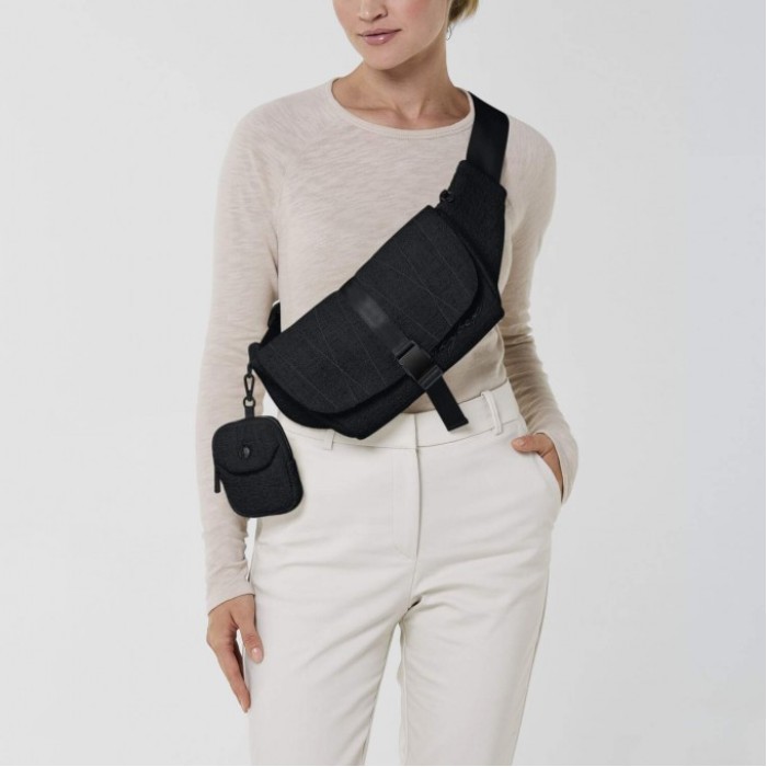 Cybex Belt Bag Bouclé Stone Black