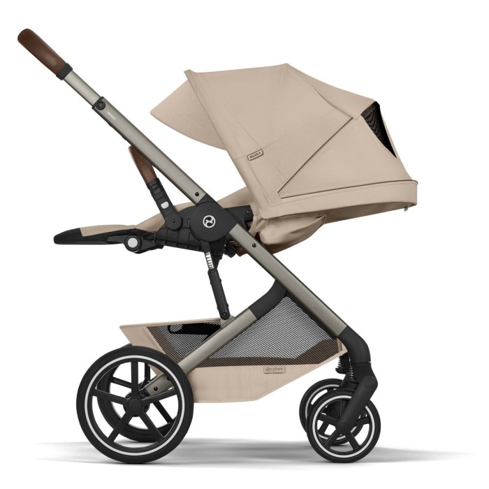 Візок Balios S Lux TPE Almond Beige (з бампером)
