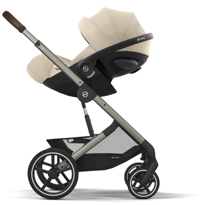 Stroller Cybex Balios S Lux 3 in 1 Almond Beige car seat Cloud T plus Cozy Beige
