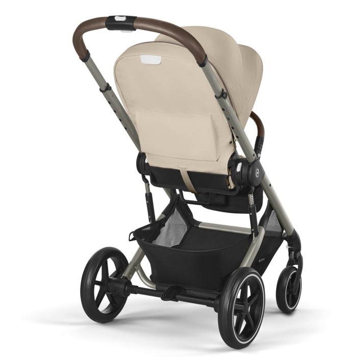 Stroller Cybex Balios S Lux Taupe 2 in 1 Almond Beige carrycot Chocolate Brown