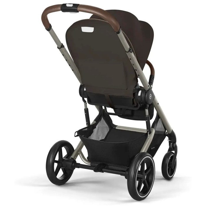 Stroller Cybex Balios S Lux Taupe 2 in 1 Chocolate Brown