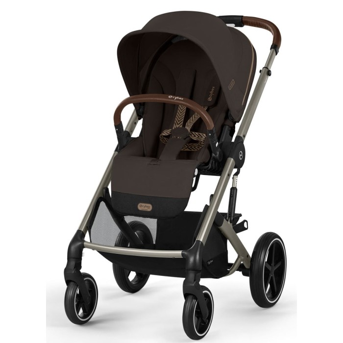 Stroller Cybex Balios S Lux Taupe 2 in 1 Chocolate Brown
