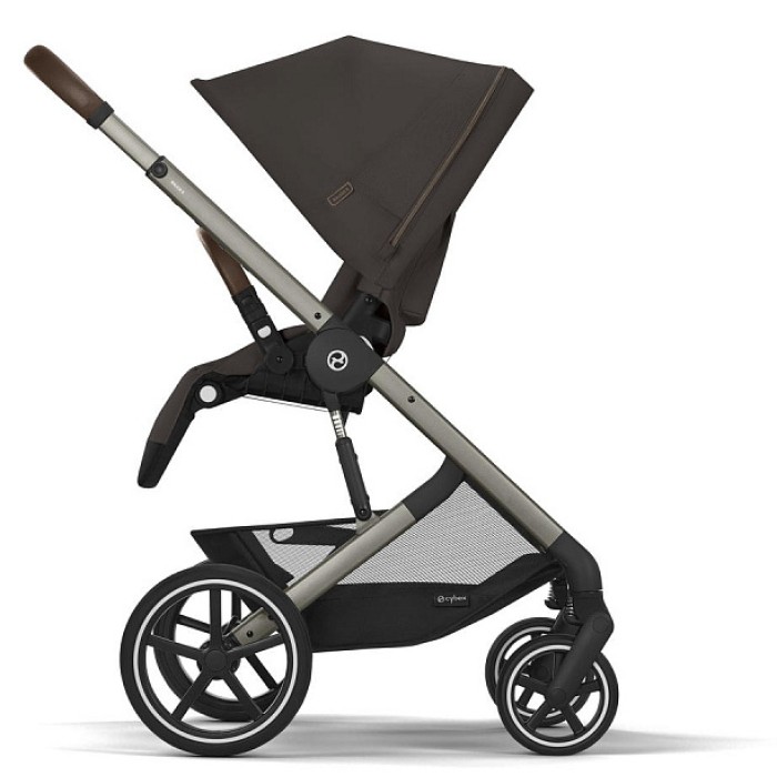 Stroller Cybex Balios S Lux Taupe 2 in 1 Chocolate Brown
