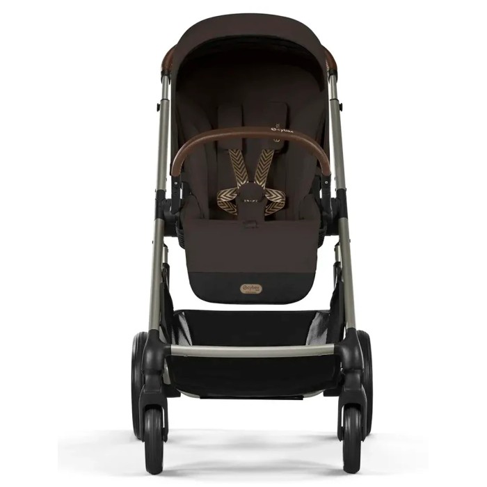 Stroller Cybex Balios S Lux Taupe 2 in 1 Chocolate Brown