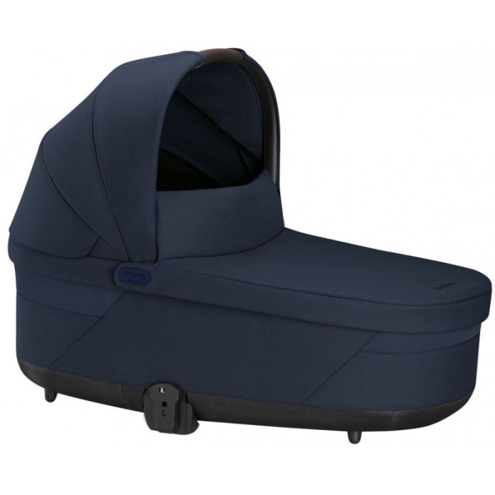 Cybex Balios S Lux SLV Stone Grey carrycot Ocean Blue stroller 2 in 1