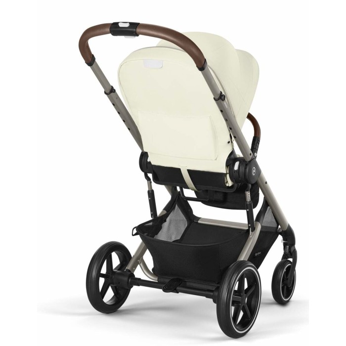 Stroller Cybex Balios S Lux Taupe 2 in 1 Seashell Beige carrycot Chocolate Brown
