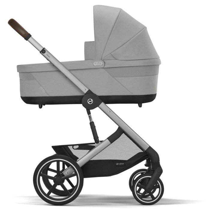 Stroller Cybex Balios S Lux Silver 2 in 1 Stone Grey