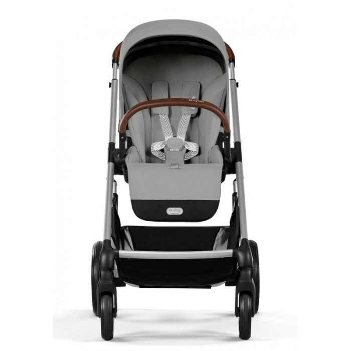 Cybex Balios S Lux SLV Stone Grey carrycot Ocean Blue stroller 2 in 1