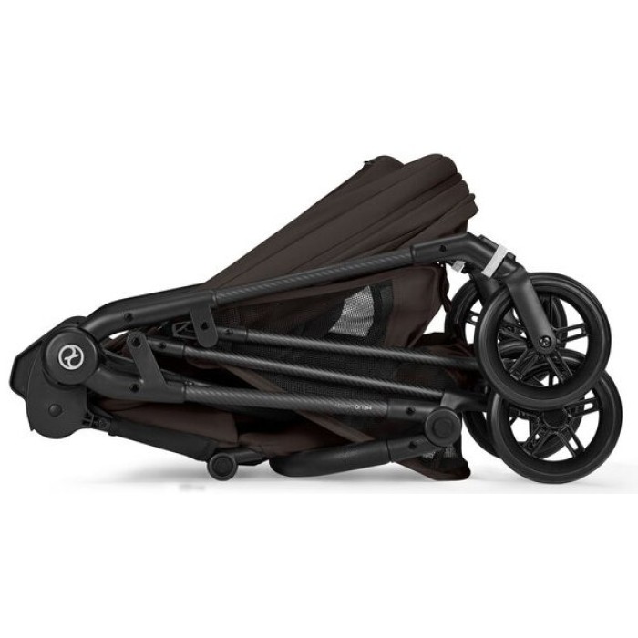 Коляска Cybex Melio 2 в 1 Carbon Chocolate Brown