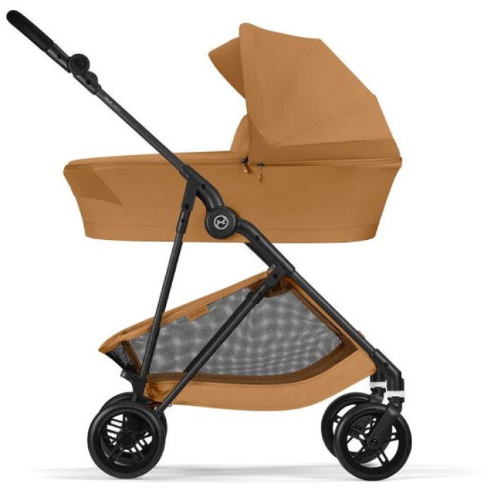 Коляска Cybex Melio 2 в 1 Carbon Cinnamon Yellow