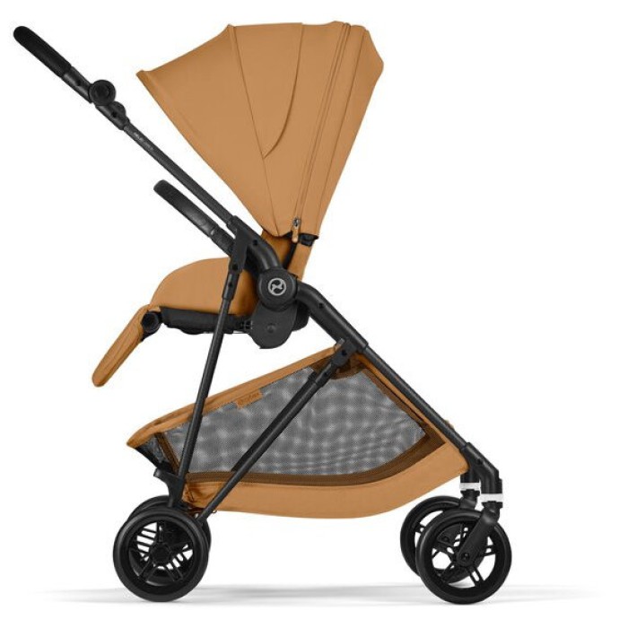 Коляска Cybex Melio 2 в 1 Carbon Cinnamon Yellow
