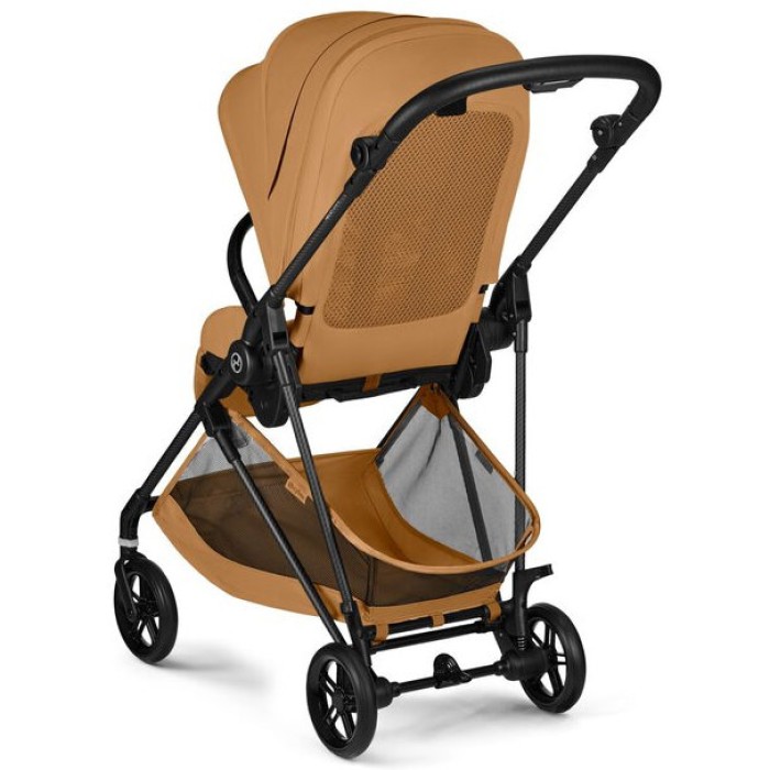 Коляска Cybex Melio 2 в 1 Carbon Cinnamon Yellow