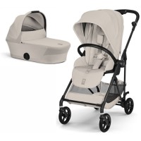 Stroller Cybex Melio 2 in 1 Carbon Dune Grey