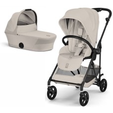 Stroller Cybex Melio 2 in 1 Carbon Dune Grey