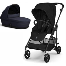 Stroller Cybex Melio 2 in 1 Carbon Magic Black Dark Blue