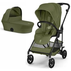 Stroller Cybex Melio 2 in 1 Carbon Moss Green