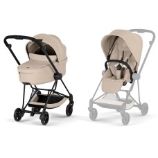 Cybex Mios Comfort 5.0 stroller 2 in 1 Cozy Beige chassis Matt Black