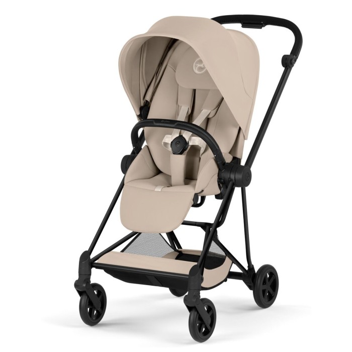 Cybex Mios Comfort 5.0 stroller 2 in 1 Cozy Beige chassis Matt Black