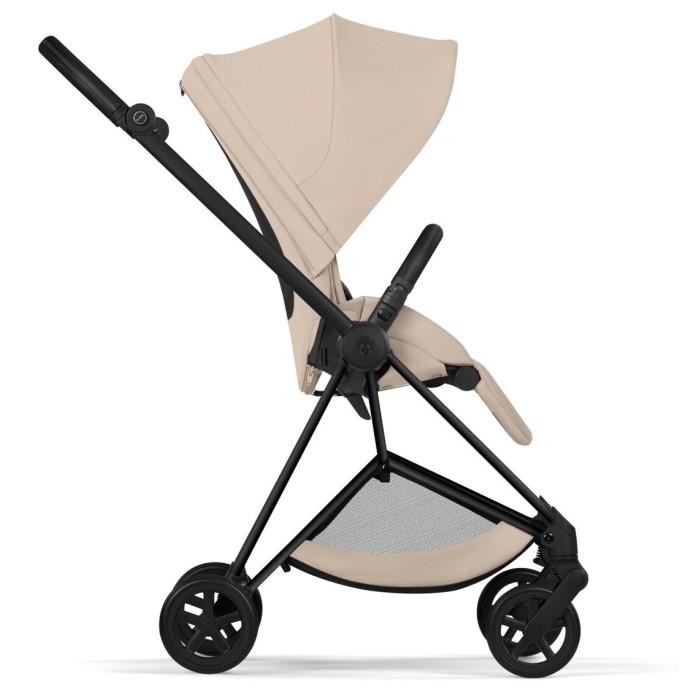 Cybex Mios Comfort 5.0 stroller 2 in 1 Cozy Beige chassis Matt Black