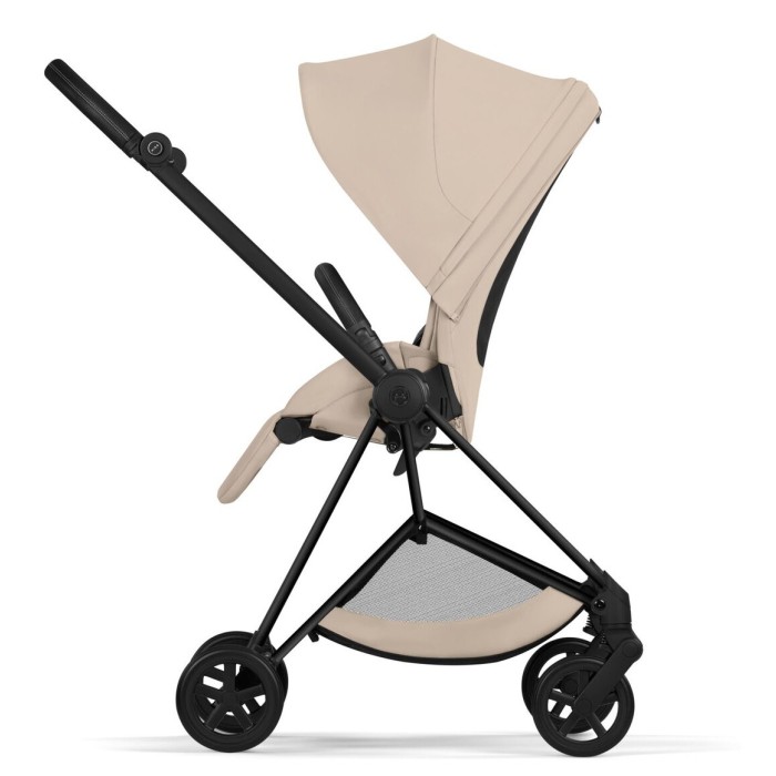 Cybex Mios Comfort 5.0 stroller 2 in 1 Cozy Beige chassis Matt Black