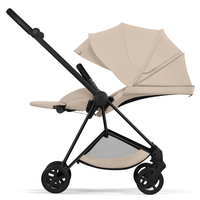 Cybex Mios Comfort 5.0 stroller 2 in 1 Cozy Beige chassis Matt Black
