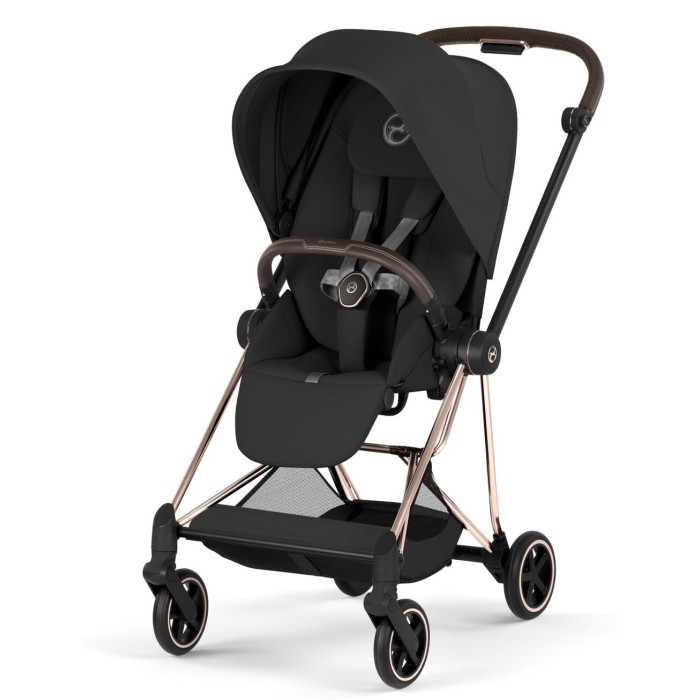 Cybex Mios Comfort 5.0 stroller 2 in 1 Sepia Black chassis Rose Gold