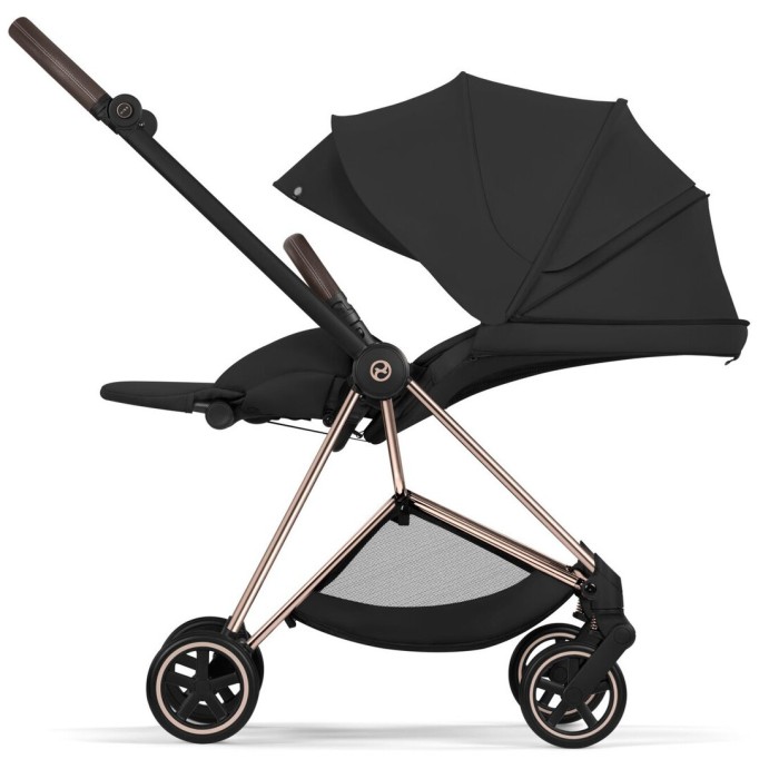 Cybex Mios Comfort 5.0 stroller 2 in 1 Sepia Black chassis Rose Gold