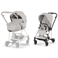 Cybex Mios Style Collection 5.0 коляска 2 в 1 City Grey шасі Chrome