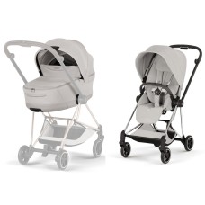 Cybex Mios Style Collection 5.0 stroller 2 in 1 City Grey chassis Chrome
