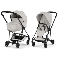 Cybex Mios Style Collection 5.0 stroller 2 in 1 City Grey chassis Matt Black