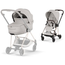 Cybex Mios Style Collection 5.0 stroller 2 in 1 City Grey chassis Rose Gold