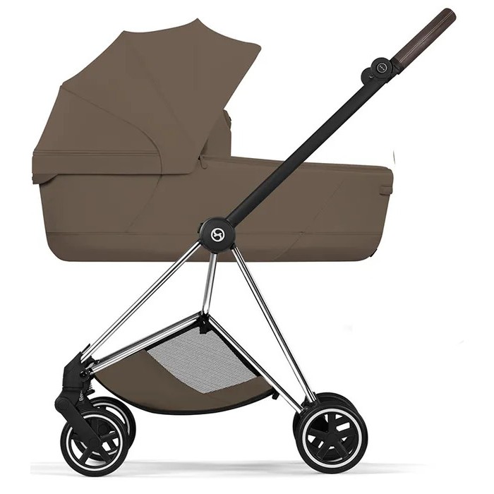 Cybex Mios Style Collection 5.0 stroller 2 in 1 Coconut Brown chassis Chrome