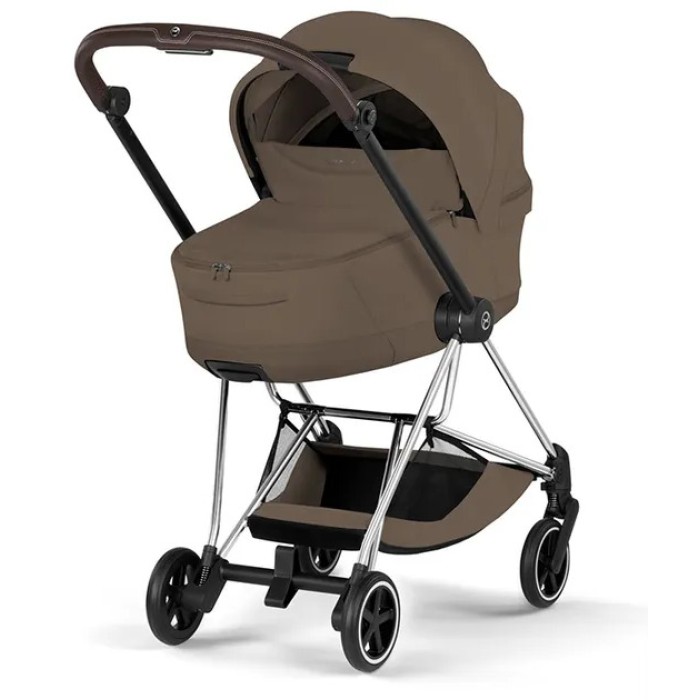 Cybex Mios Style Collection 5.0 stroller 2 in 1 Coconut Brown chassis Chrome