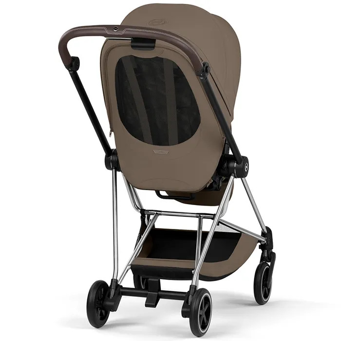 Cybex Mios Style Collection 5.0 stroller 2 in 1 Coconut Brown chassis Chrome