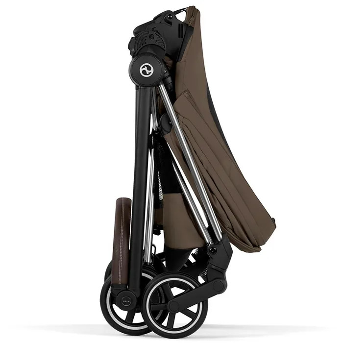 Cybex Mios Style Collection 5.0 stroller 2 in 1 Coconut Brown chassis Chrome