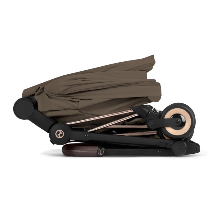 Cybex Mios Style Collection 5.0 stroller 2 in 1 Coconut Brown chassis Rose Gold