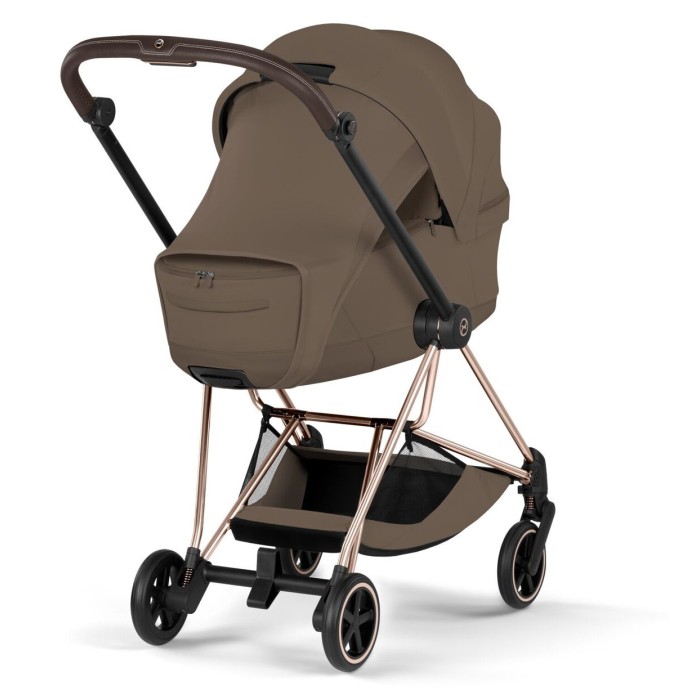 Cybex Mios Style Collection 5.0 stroller 2 in 1 Coconut Brown chassis Rose Gold
